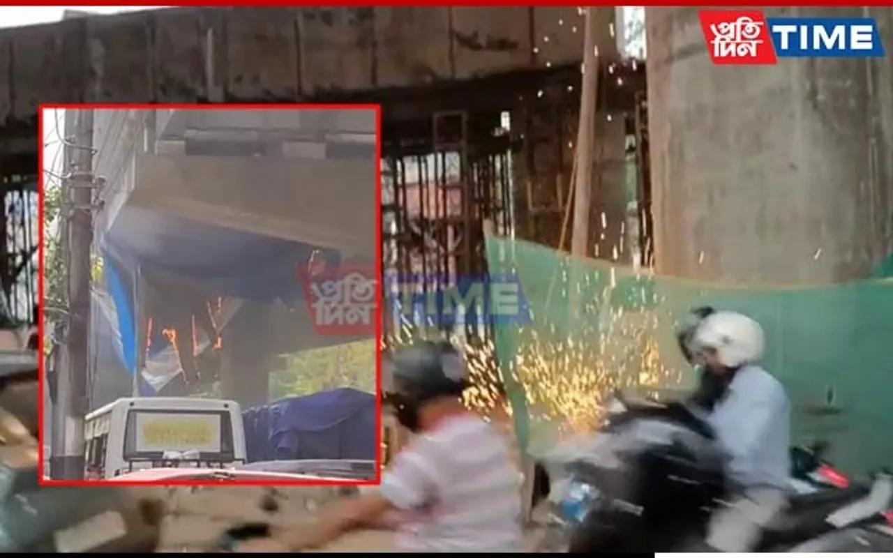 Guwahati: Minor Fire Breaks Out at Maligaon Flyover