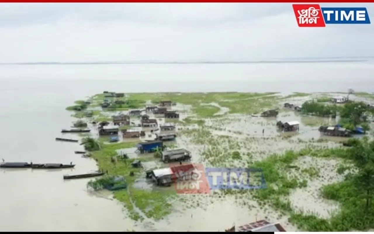 Incessant Rain Creates Flooding In Several Parts of Assam