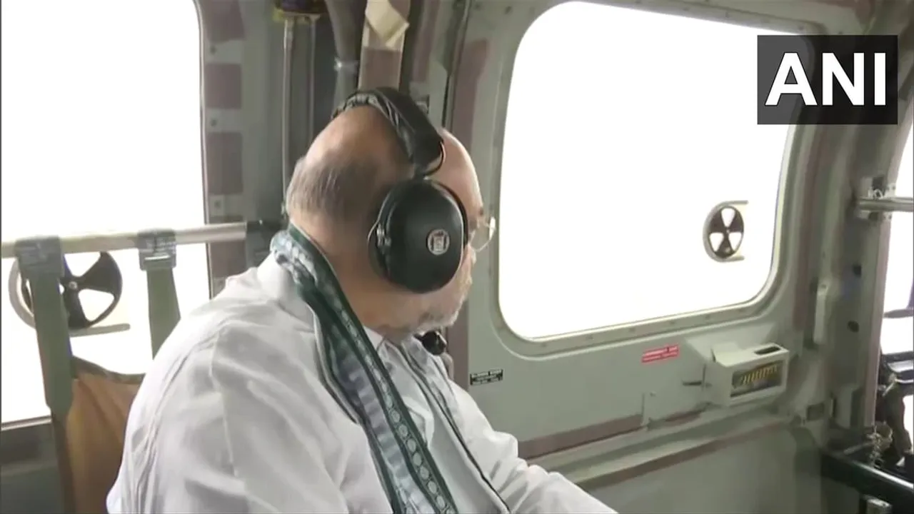 Cyclone Biparjoy: Amit Shah Conducts Aerial Survey in Gujarat’s Kutch