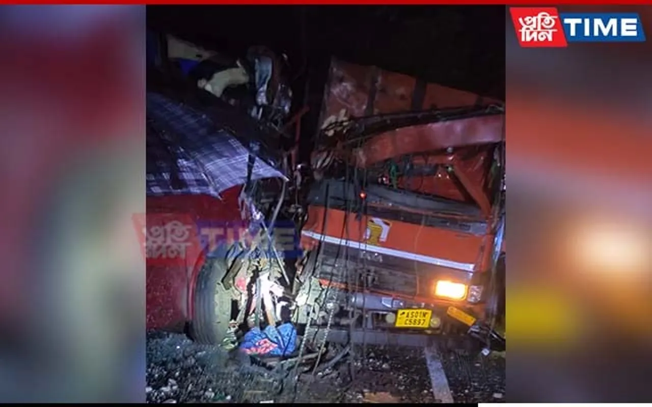 Assam: 1 Dead, 19 Injured In Bus-Truck Collision at Kaliabor