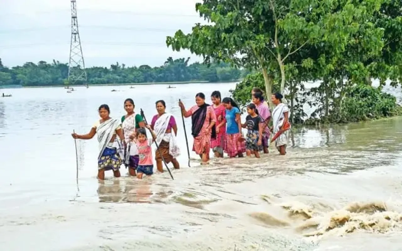 Assam: Flood Situation Improves Slightly; Barpeta Remains Worst Affected
