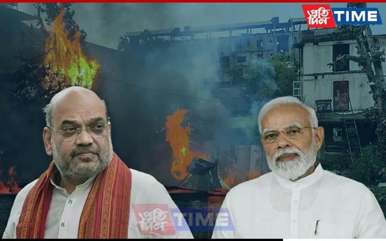 Amit Shah Briefs PM Modi on Present Situation of Violence-Hit Manipur