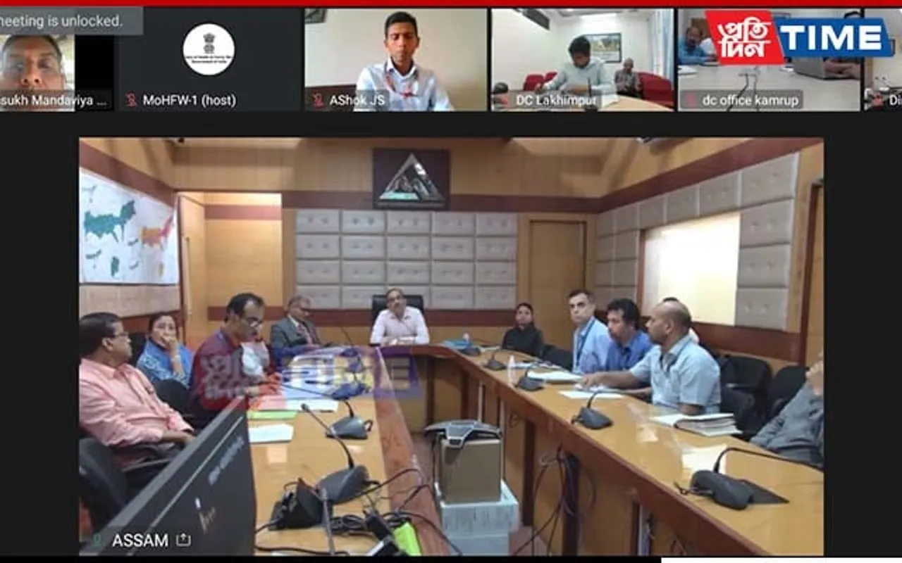 Mansukh Mandaviya Reviews Public Health Preparedness Ahead of Monsoon in Assam