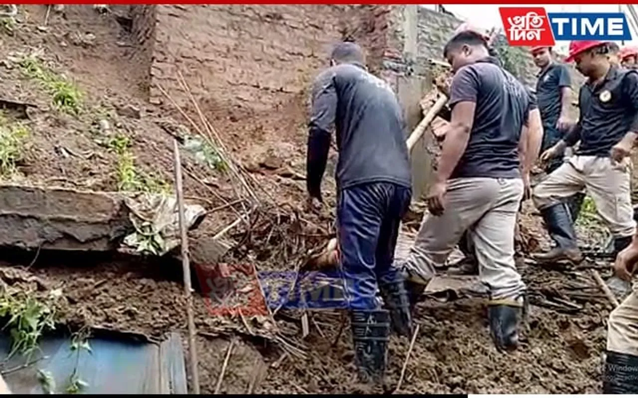 Guwahati: 1 Killed After Guard Wall Collapses On Sweet Factory In Dhirenpara