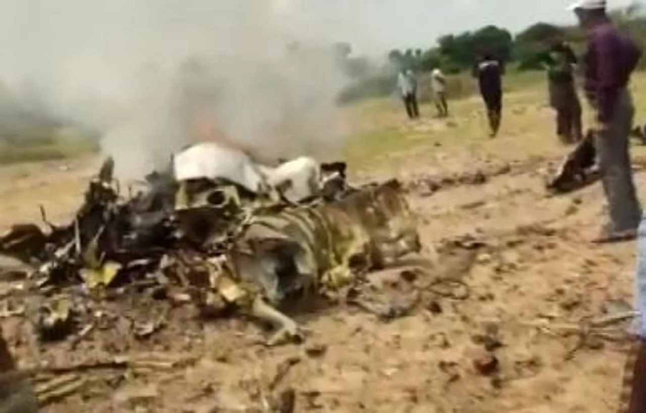 IAF Trainer Aircraft Crashes in Karnataka, Crew Eject Safely