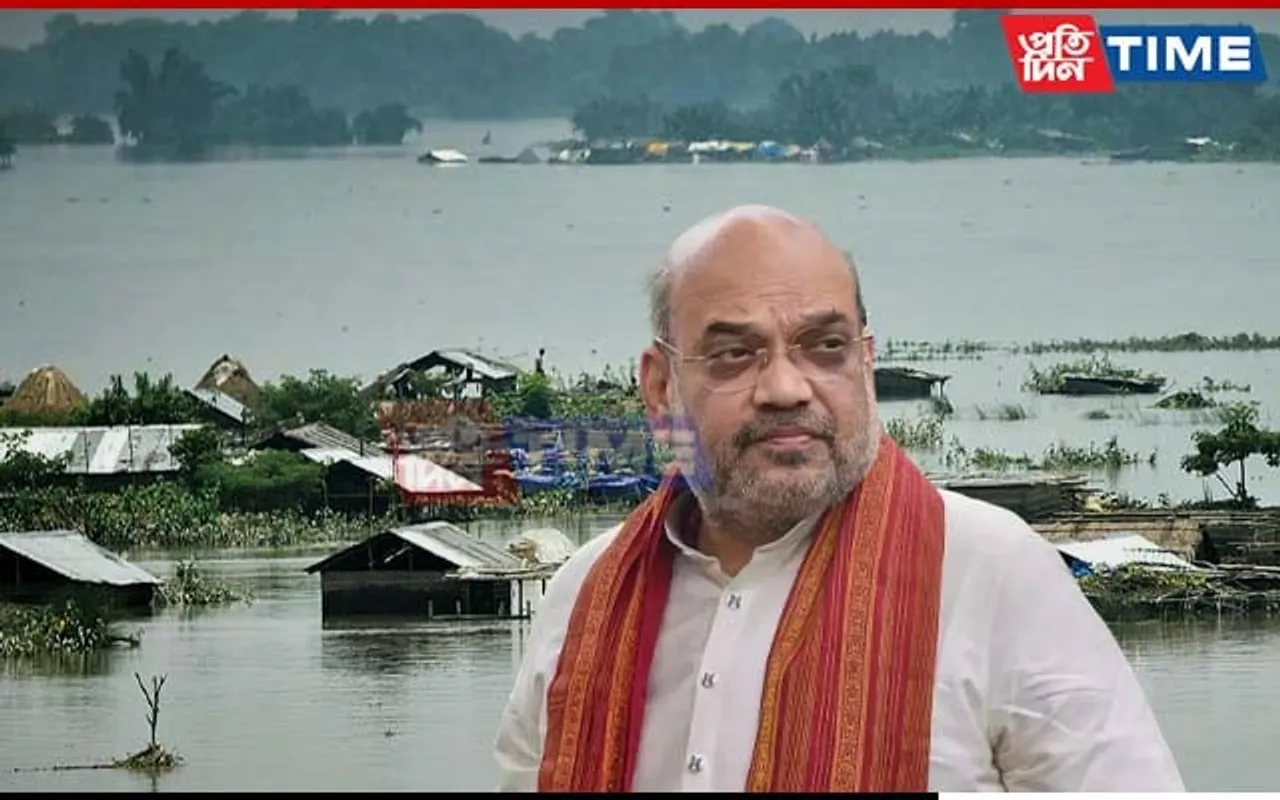 Assam Floods: Amit Shah Speaks to CM Sarma, Assures Assistance