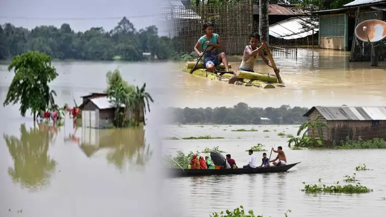 Flood Situation Of Assam Remain Grim; Over 40K People Still Affected