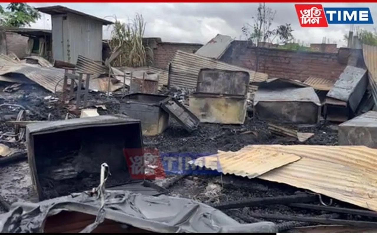 Miscreants Torch House in Manipur’s Langol, Security Forces Deployed