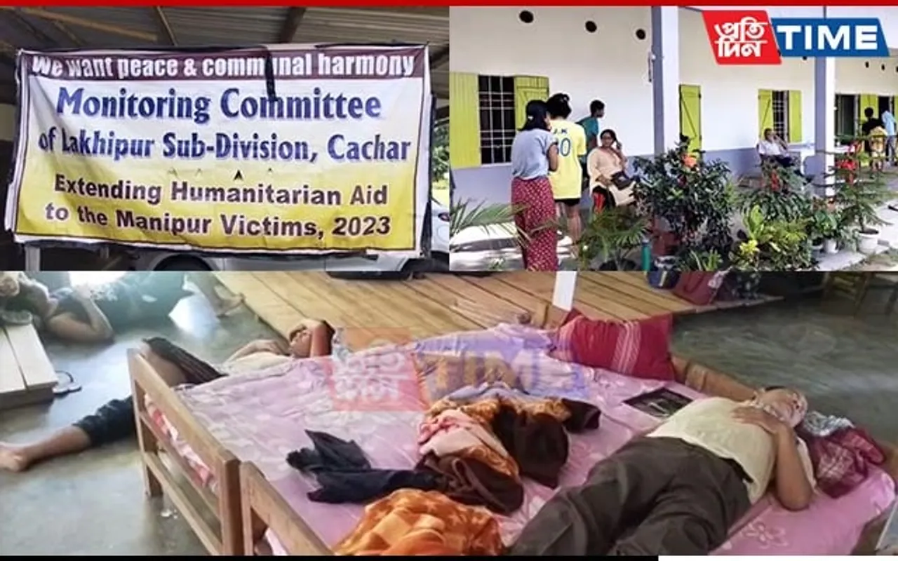 Cachar Dist Administration Provides Shelter to Meiteis From Mizoram