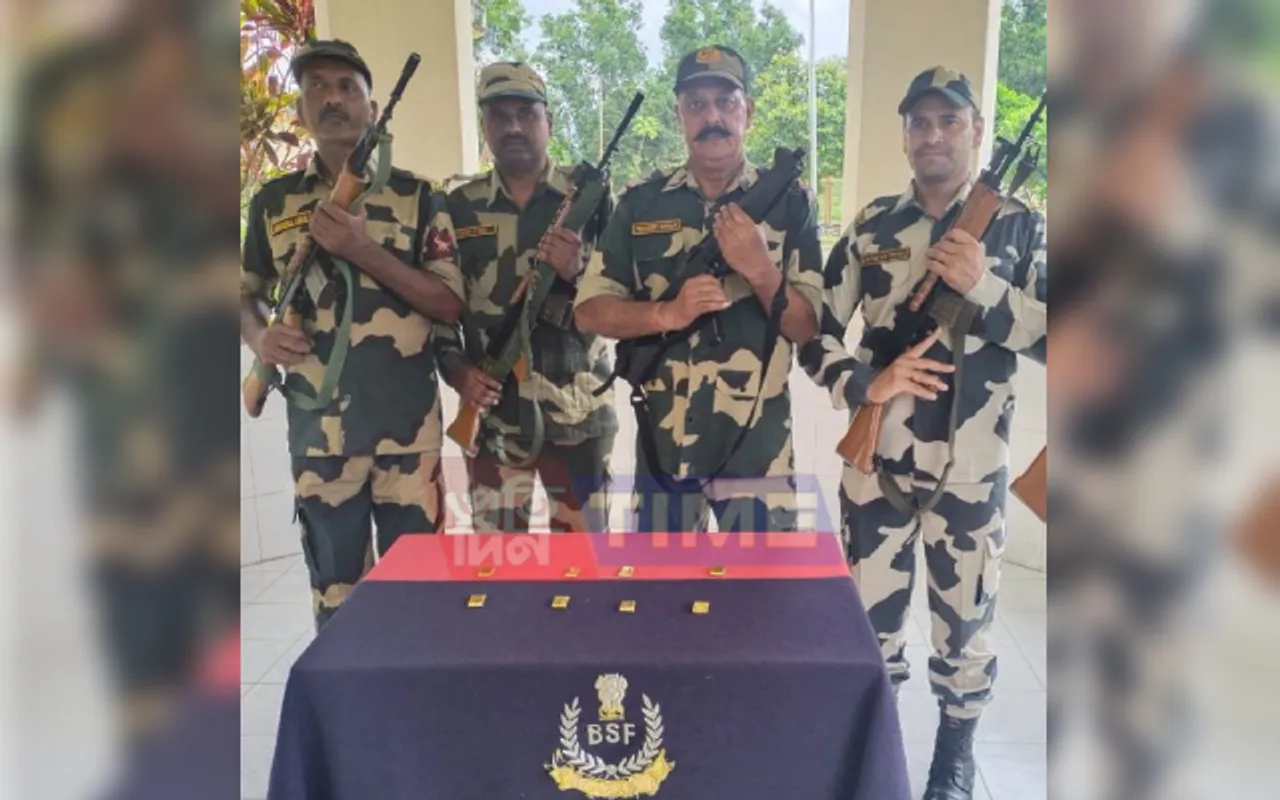 BSF Foils Gold Smuggling Bid in Tripura
