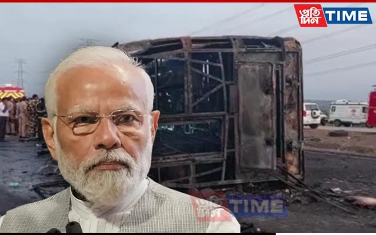 PM Condoles Loss of Lives Due To Bus Accident in Maharashtra, Announces Ex-Gratia 