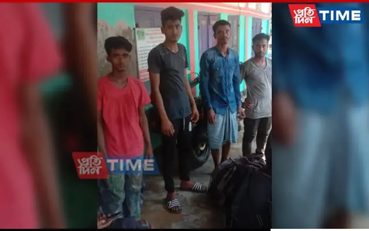 Assam: 4 Bangladeshi Nationals Caught In Cachar, Handed Over To Police