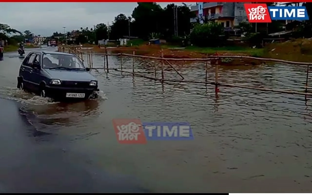 Assam Flood: NH-37 Inundated Due to Rise in Water Level