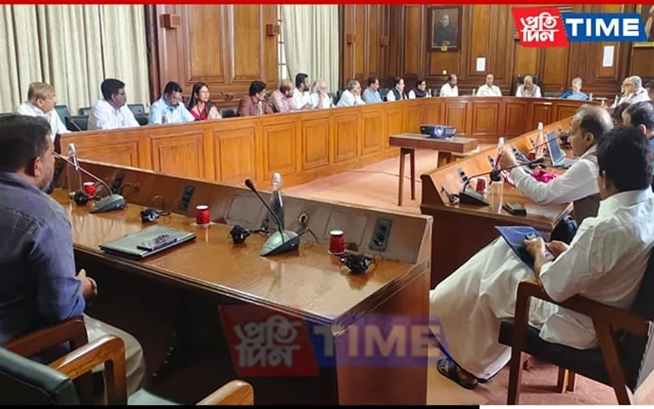 Opposition MPs of INDIA Bloc Brief Floor Leaders on Manipur Situation