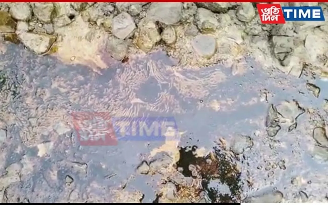 ONGC Pipeline Burst Triggers Oil Spillage In Sivasagar; Locals Allege Rerun