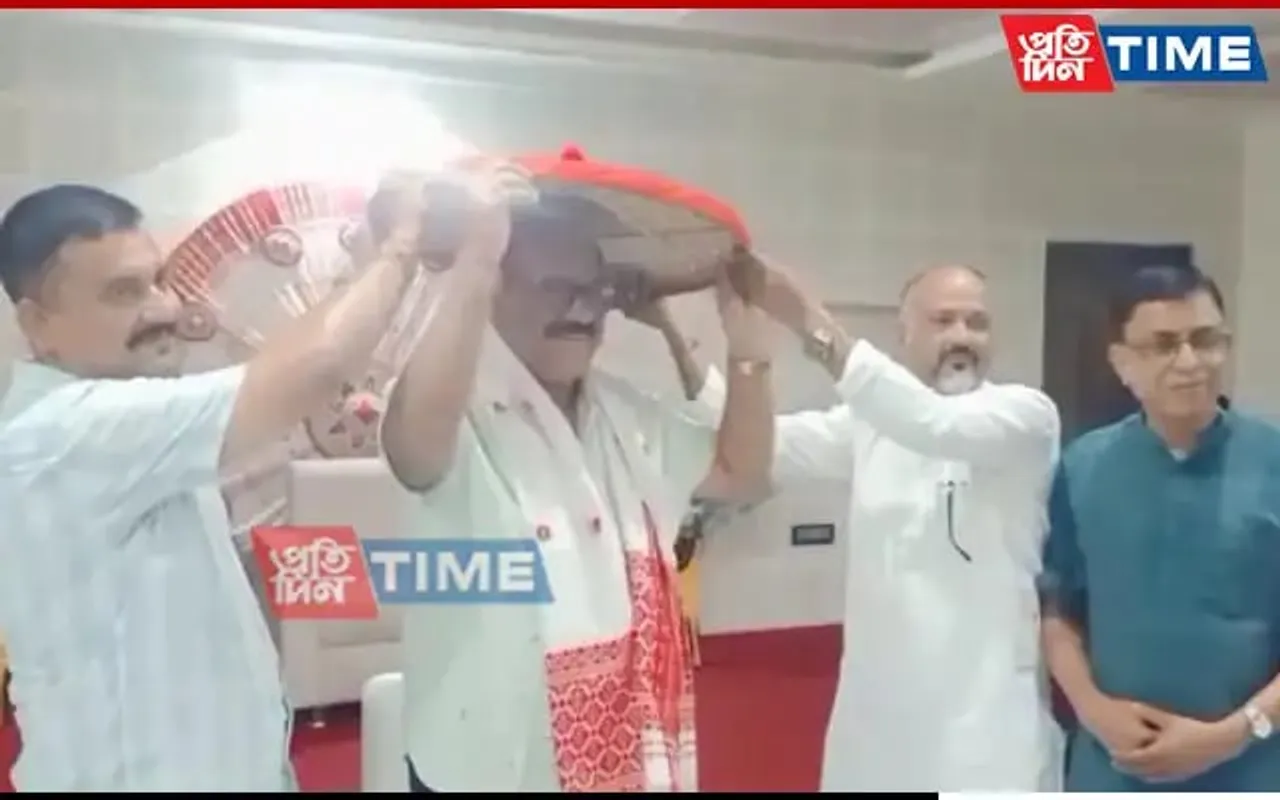 Sadin-Pratidin Group Chairman Jayanta Baruah Felicitated In Biswanath
