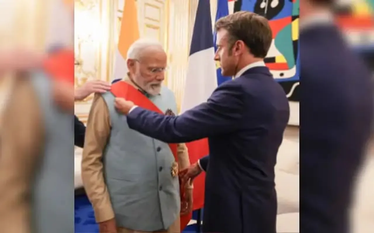 PM Modi Conferred With 'Grand Cross of the Legion of Honour' By French Prez
