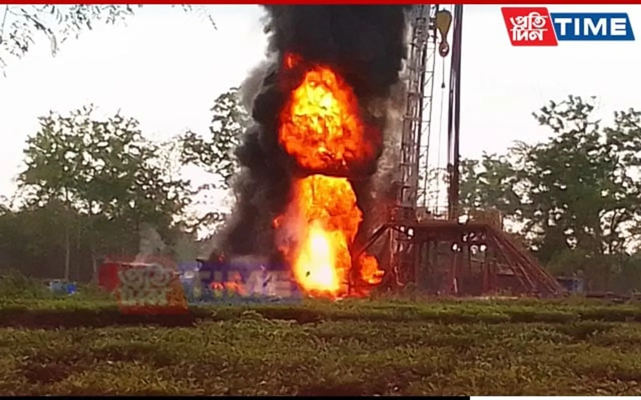 BREAKING: Massive Fire Breaks Out in Assam’s Nazira