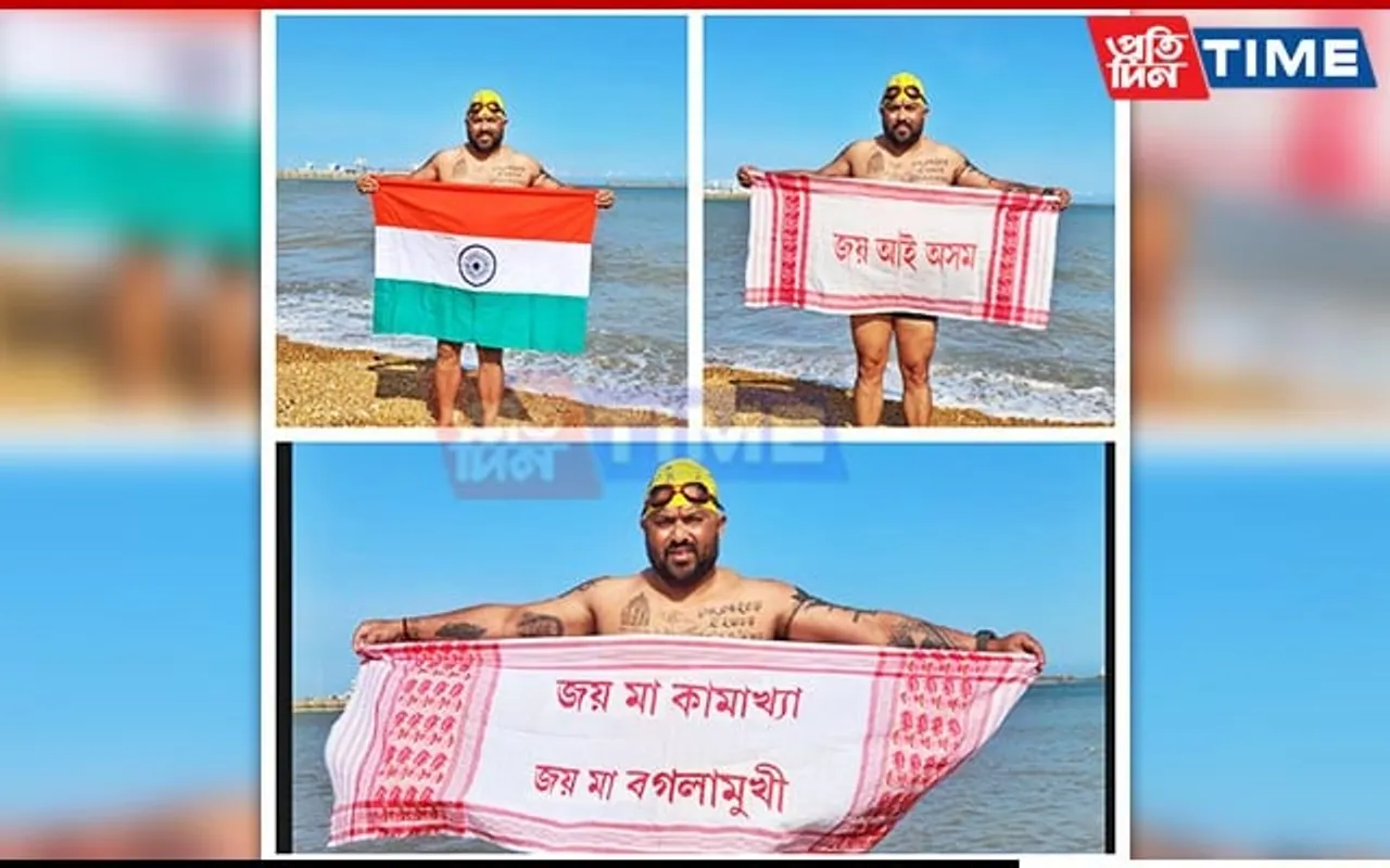 Assam’s Elvis Becomes NE’s First Swimmer to Complete English Channel, To & Fro
