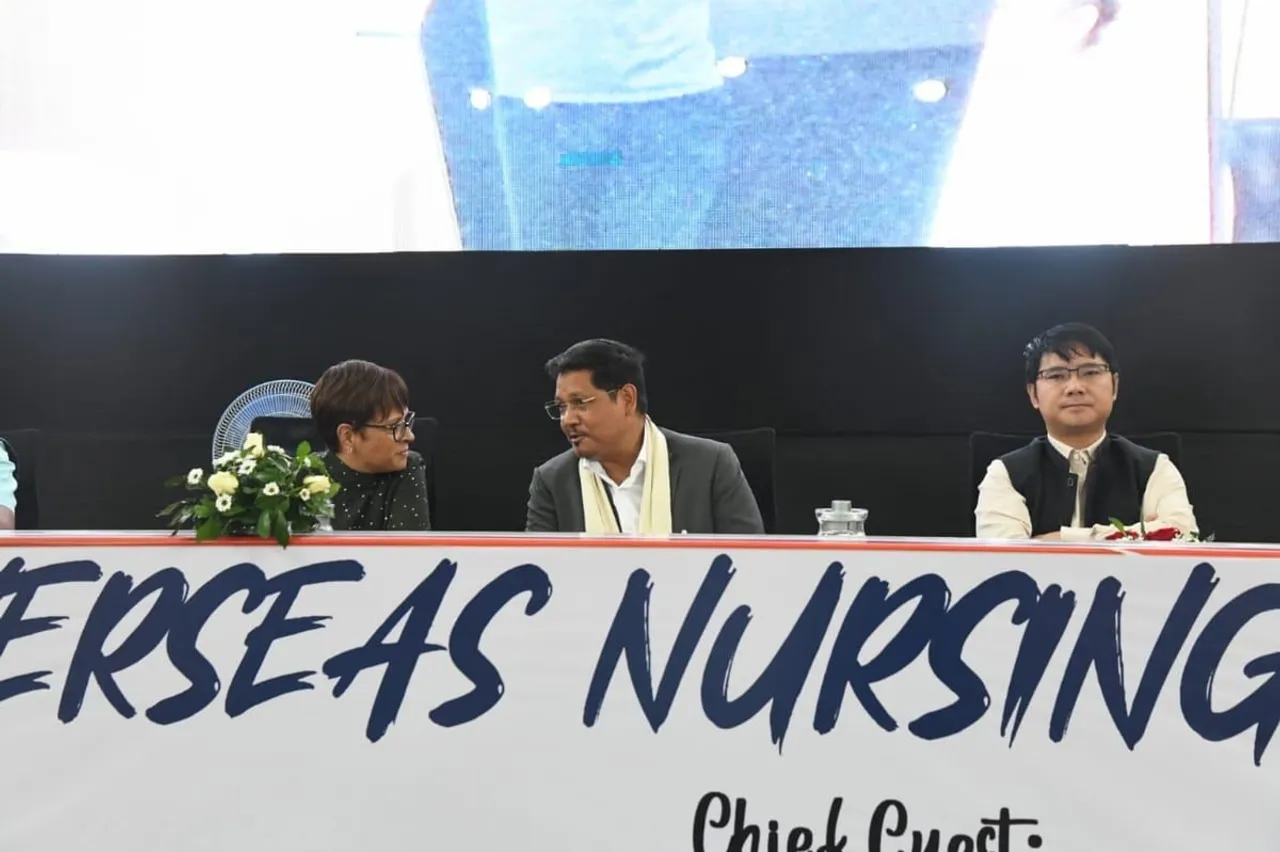 Meghalaya’s First Overseas Nursing Job Fair Draws Huge Crowd, CM Sangma Lauds Initiative