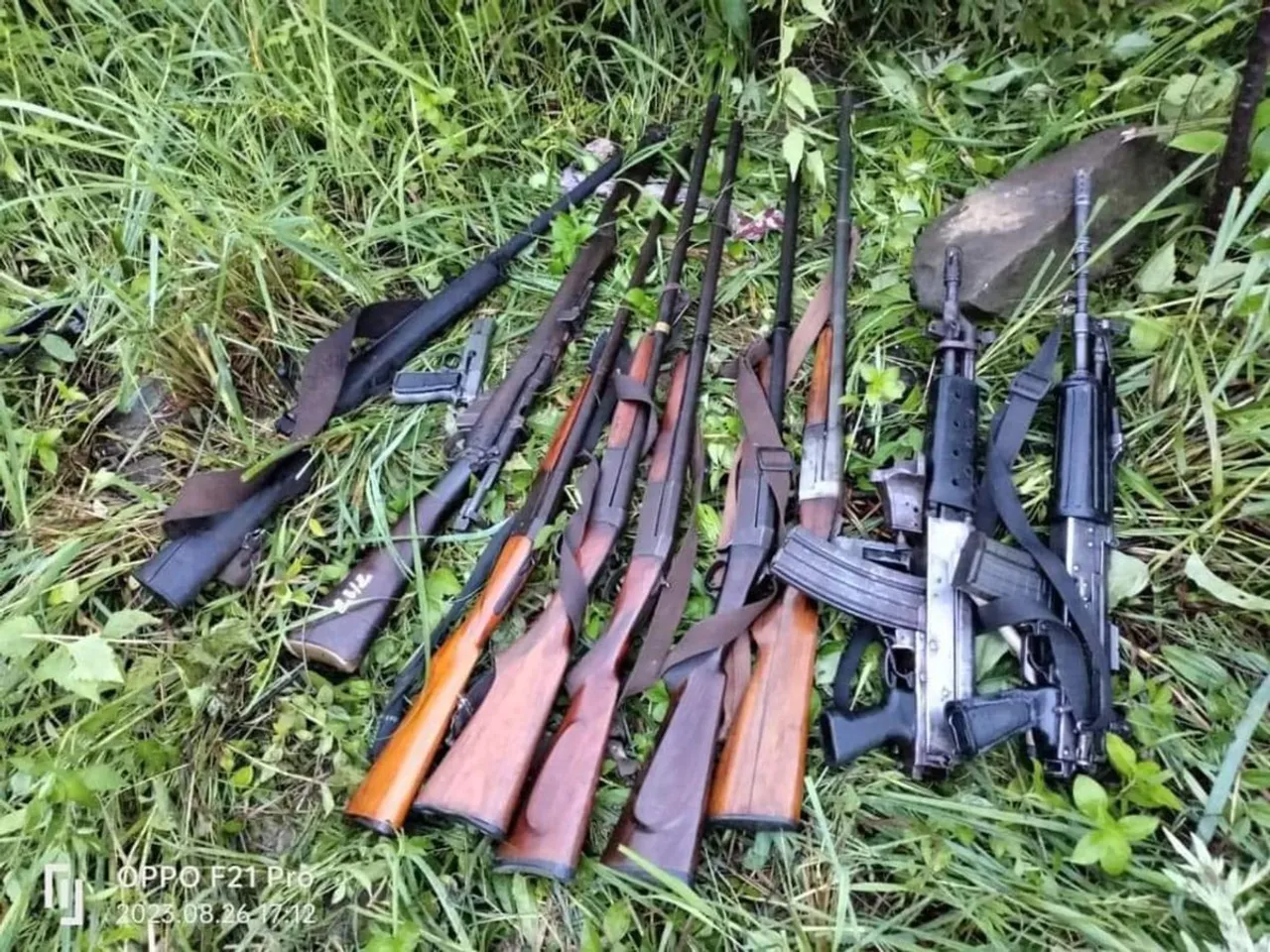 Manipur Police, Central Paramilitary Forces Recover War-like Arsenal 