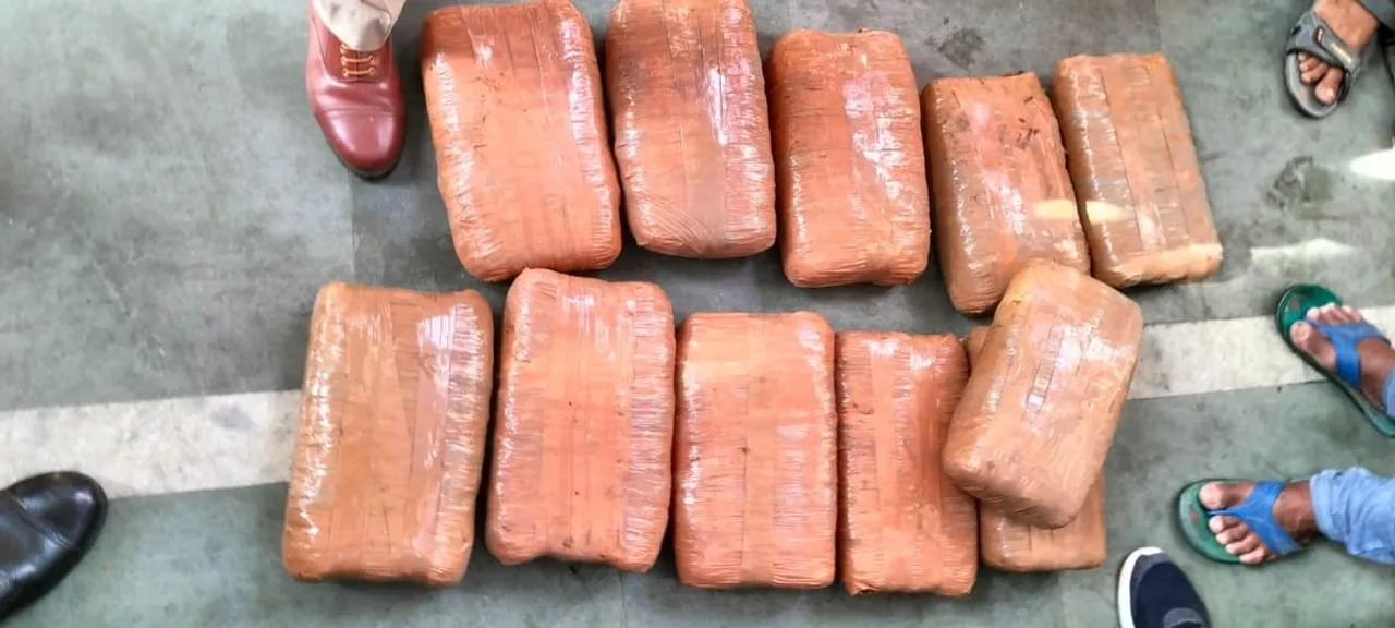 Huge Consignment of Cannabis Seized at Guwahati Railway Station