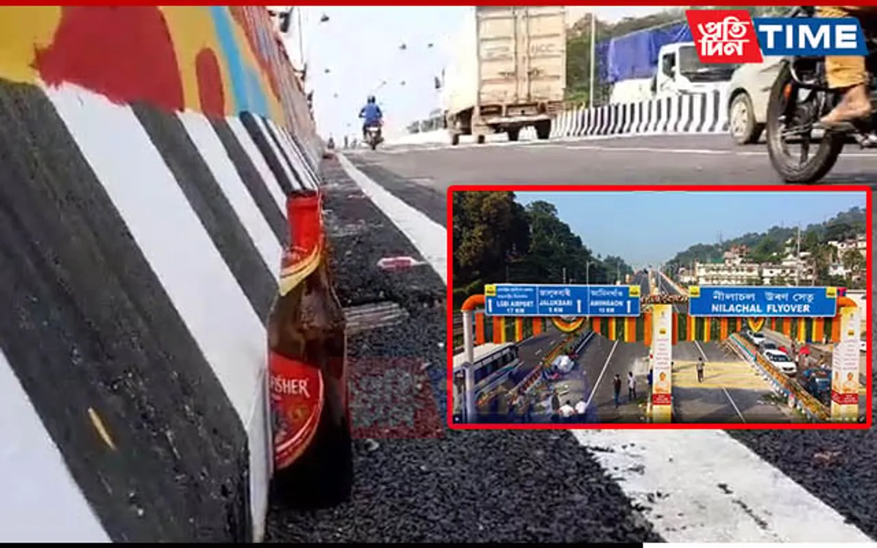 Has Nilachal Flyover Become New ‘Liquor Adda’?