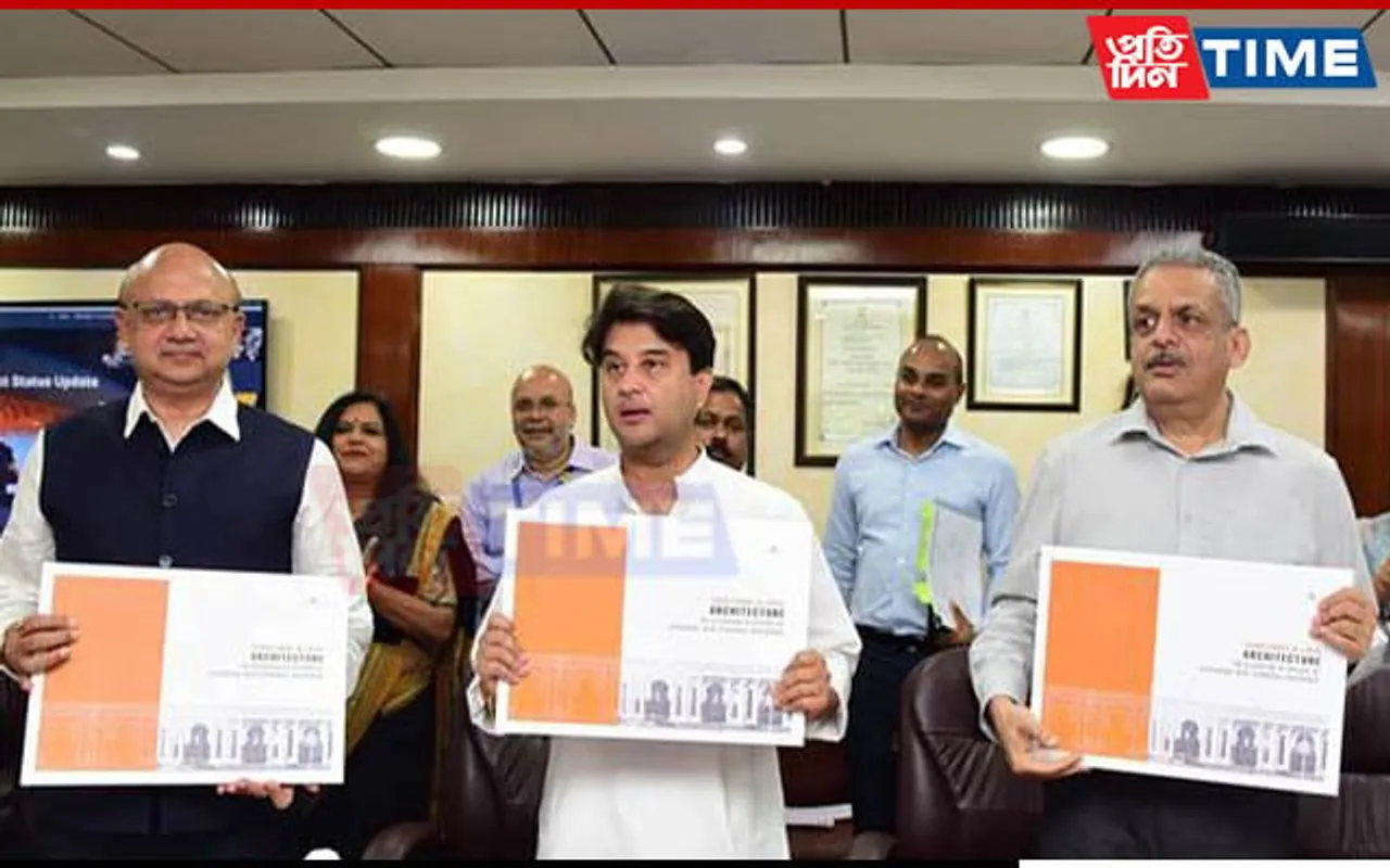 Union Minister Jyotiraditya Releases Book on AAI Airports' Terminal Building Architecture