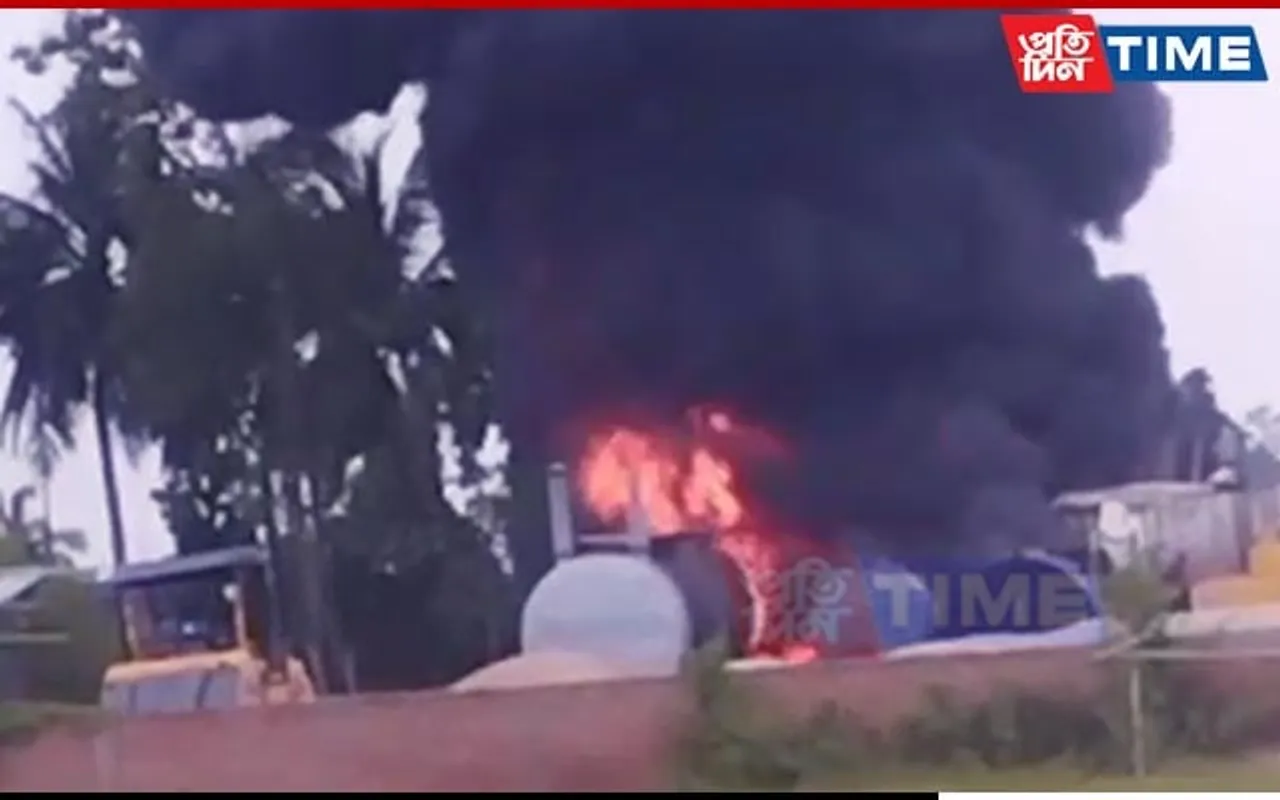 Assam: Manufacturing Firm's Operation Causes Fire in West Karbi Anglong Village