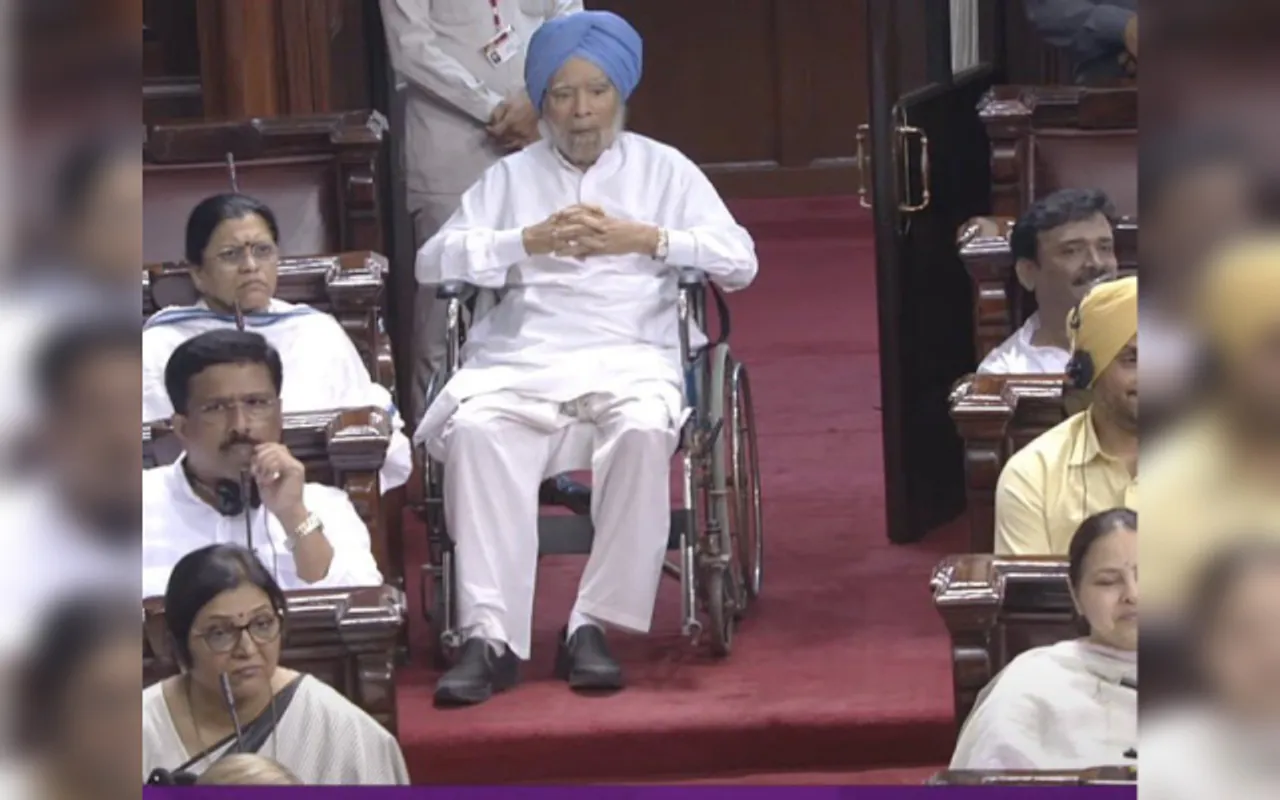 Former PM's Wheelchair-Bound Rajya Sabha Presence Sparks Political Controversy