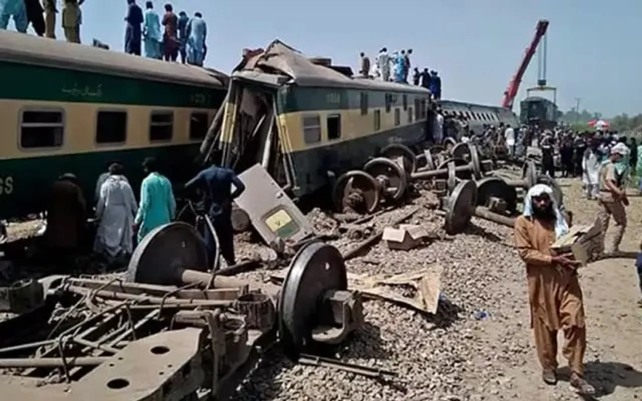 Pakistan Train Accident: Death Toll Rises To 20, Rescue Ops Underway