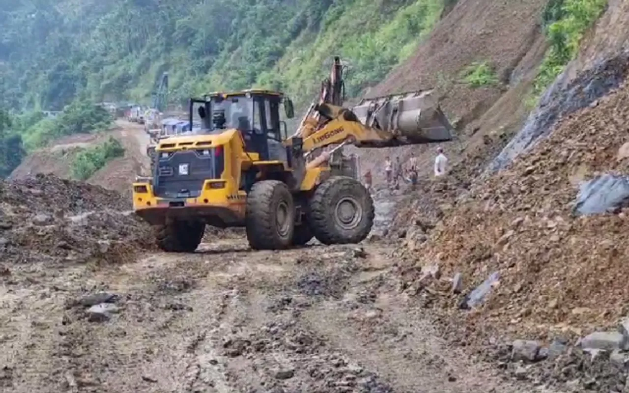 Assam: Massive Landslide Ravages Silchar-Haflong National Highway