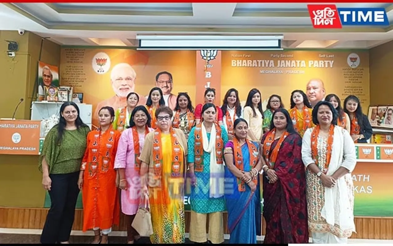 BJP Meghalaya Mahila Morcha Gets New Team