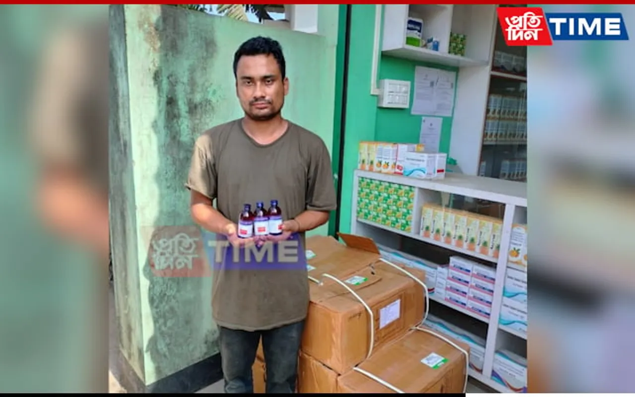 Manipur Man Held With 2,256 Cough Syrup Bottles In Guwahati