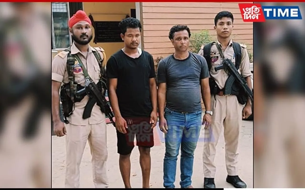 Covert Deal of NDPS Foiled in Assam’s South Salmara, 2 Drug Peddlers Held from M’laya