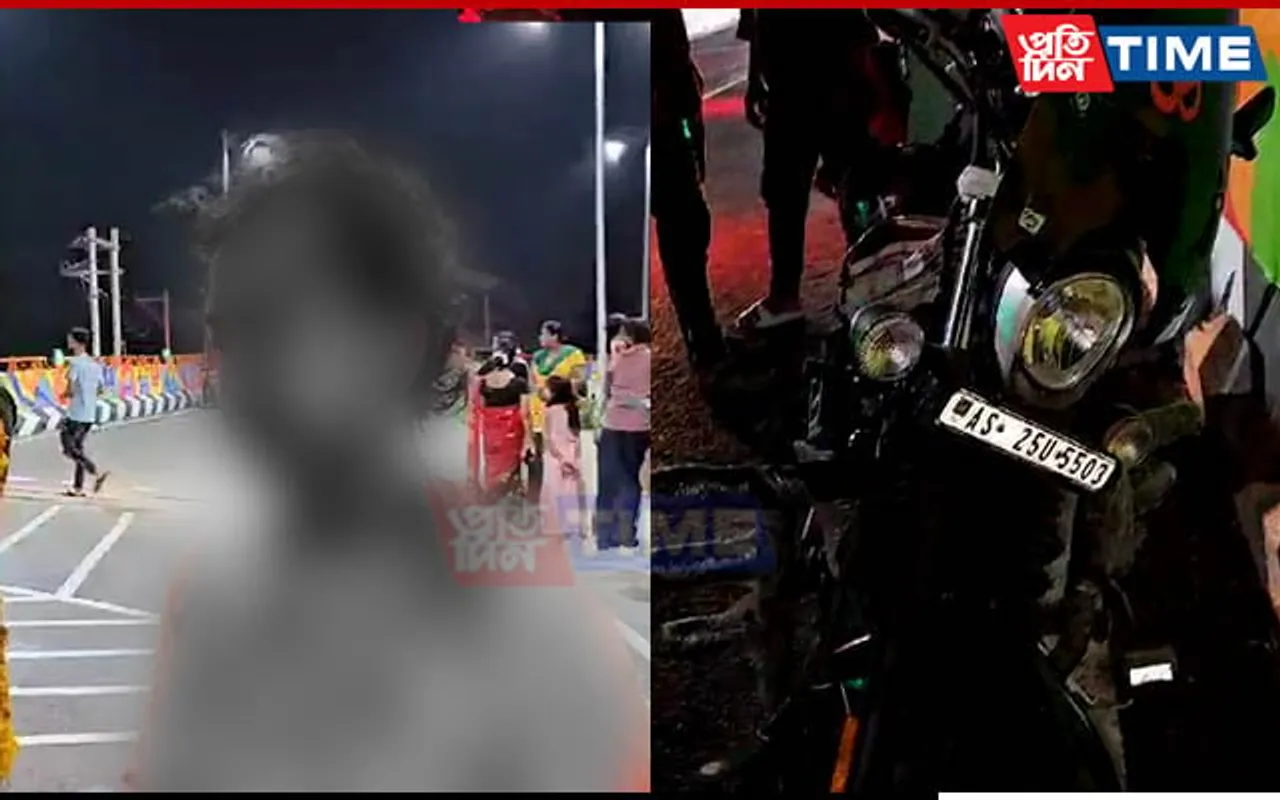 Videographing Proves Costly: 2 Bikers Injured In Accident Atop Nilachal Flyover In Guwahati