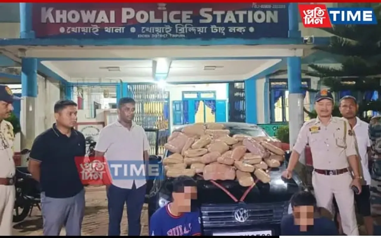 Tripura: 50 Kgs Cannabis Seized, 2 Held For Smuggling
