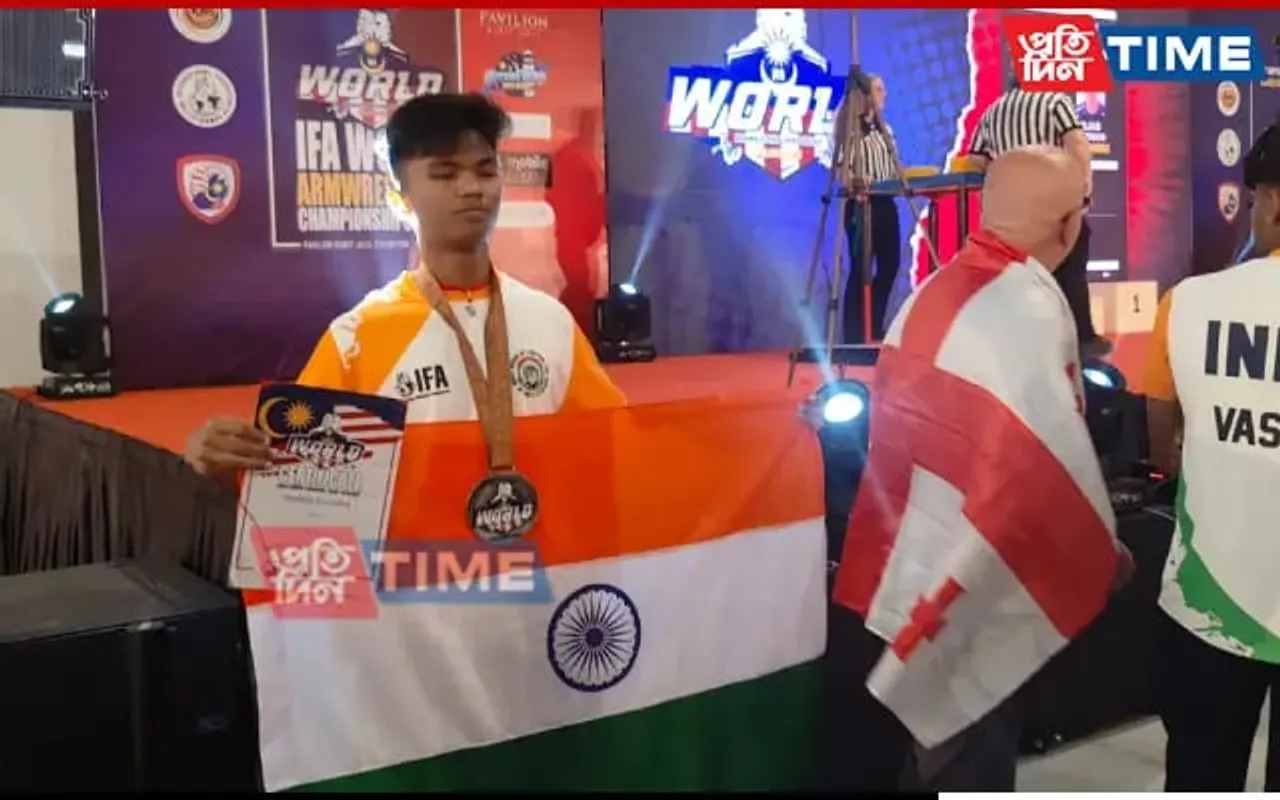 Assam Lad Bags 2 Medals At World Arm Wrestling Championship In Malaysia