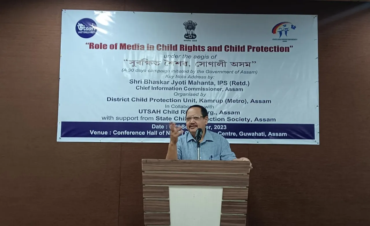 Exercise Utmost Caution While Reporting Child-Related Issue: Former Assam DGP