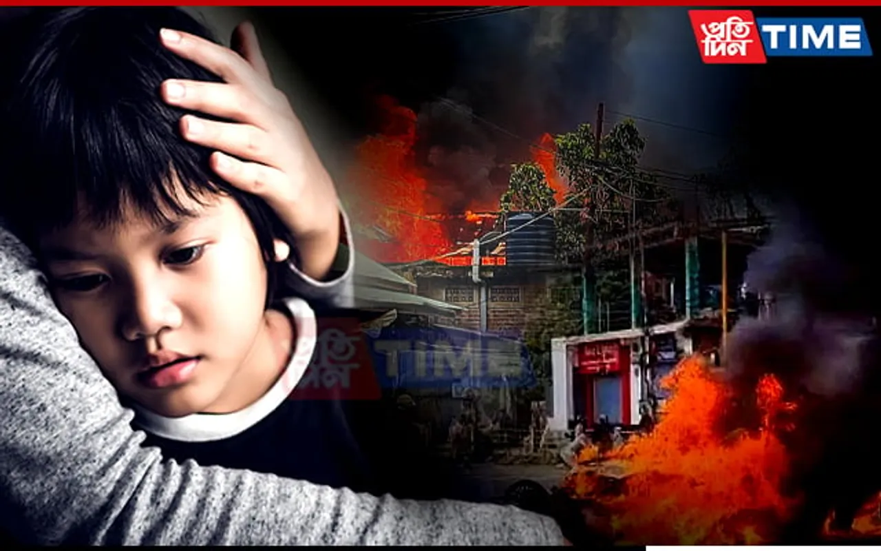 100 Traumatized Among 12,694 Displaced Children in Violence-Hit Manipur