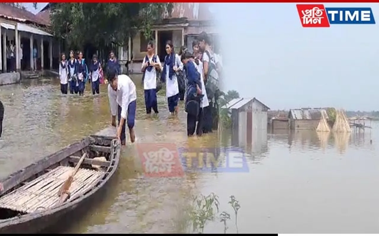 Assam Still Reeling Under Flood Water, Over 3.2 Lakh Affected in 18 Districts