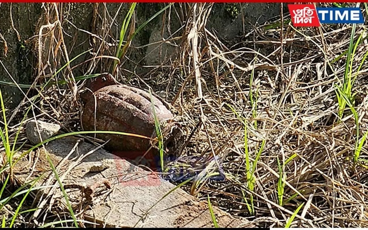 Hand Grenade Recovered at Contractor’s Residence in Assam’s Charaideo