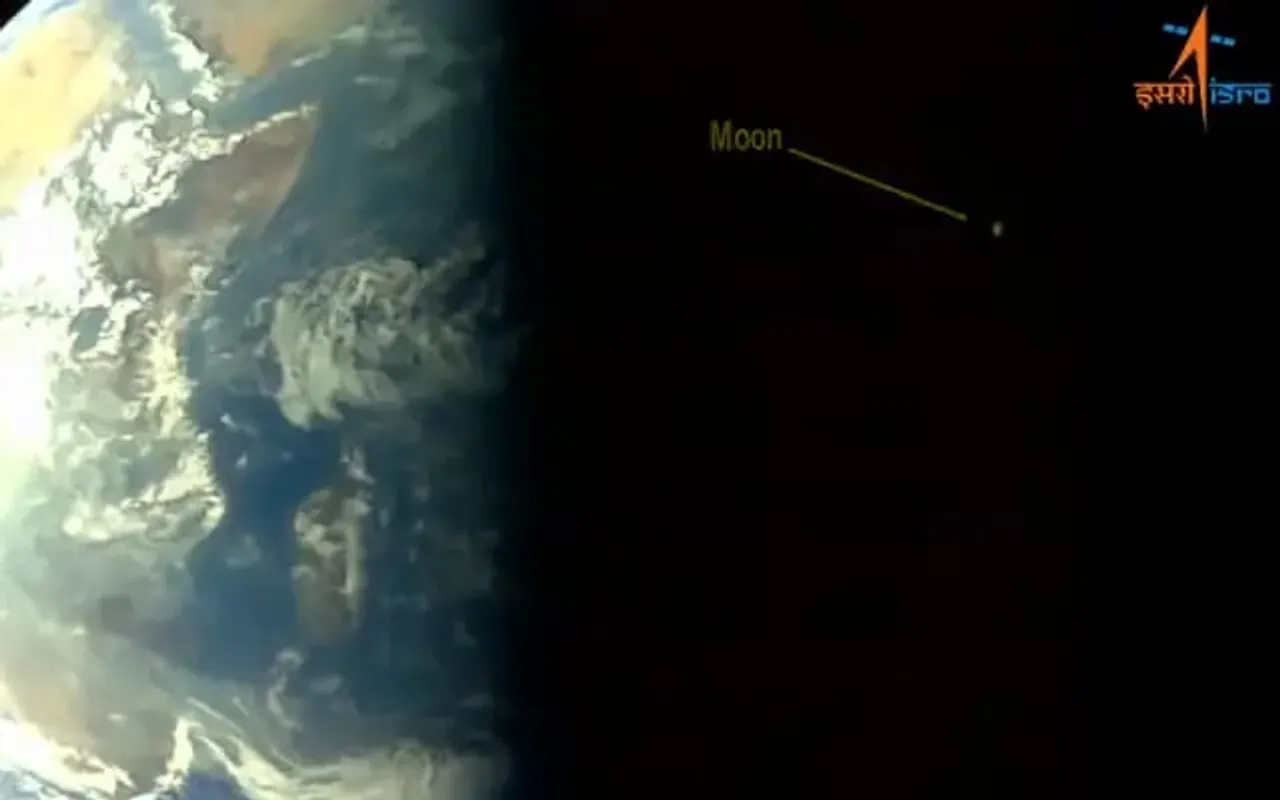 ISRO's Solar Mission Aditya-L1 Clicks Selfie, Images Of Earth & Moon