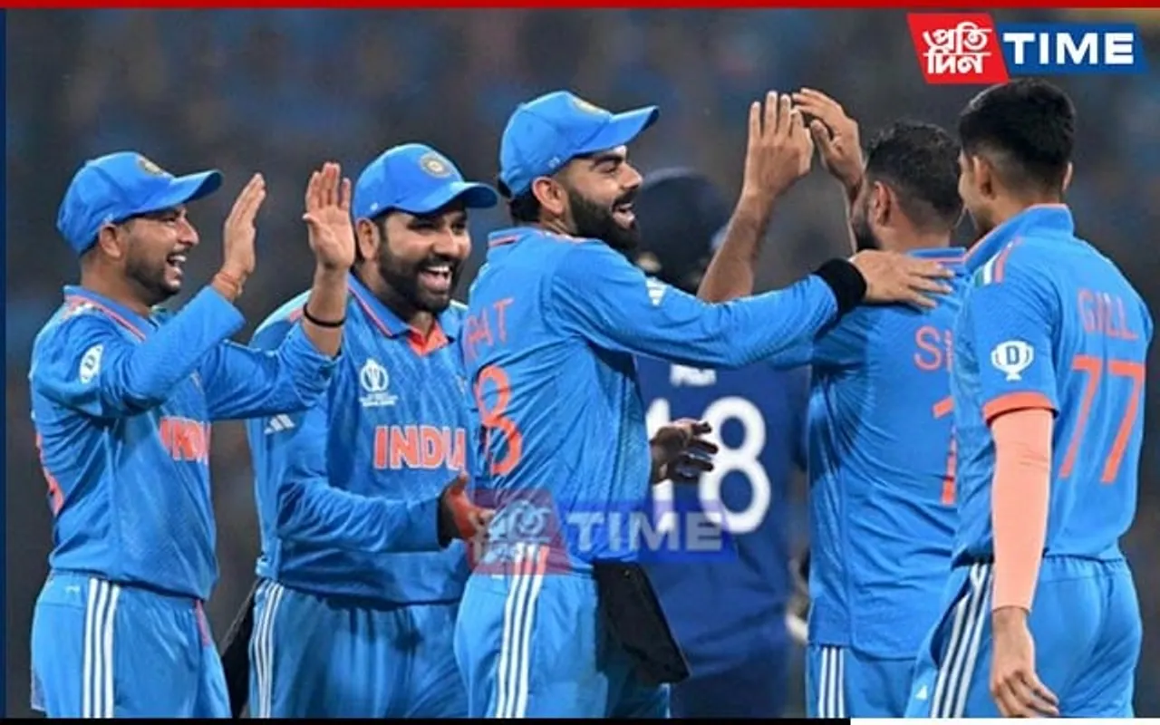 ICC World Cup: India Beat England by 100 Runs to Secure 6th Consecutive Win