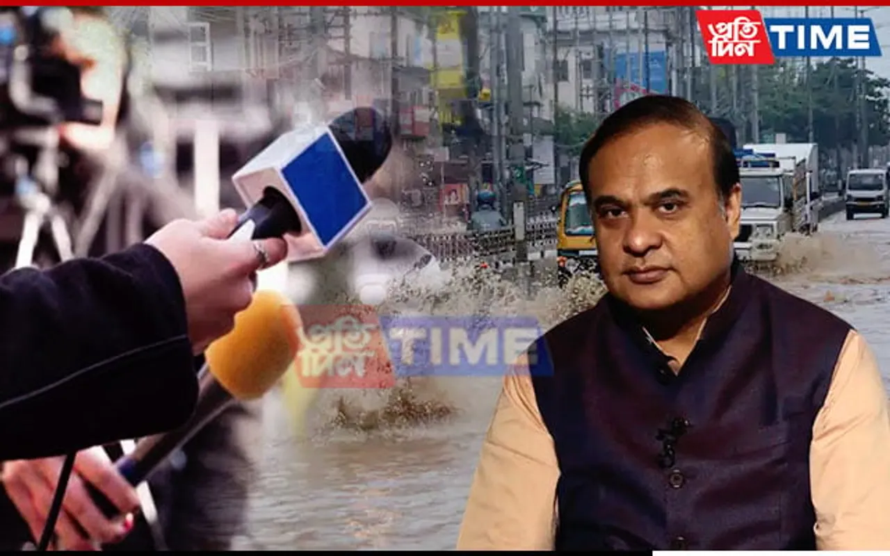 Assam CM Calls for Media Cooperation amid Guwahati Flooding Crisis