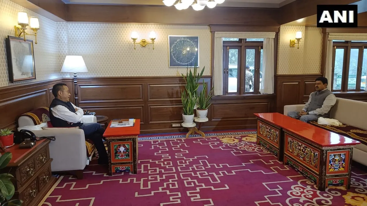 MoS Ajay Mishra Meets Sikkim CM; Assures Centre’s Help to Flood-Ravaged State