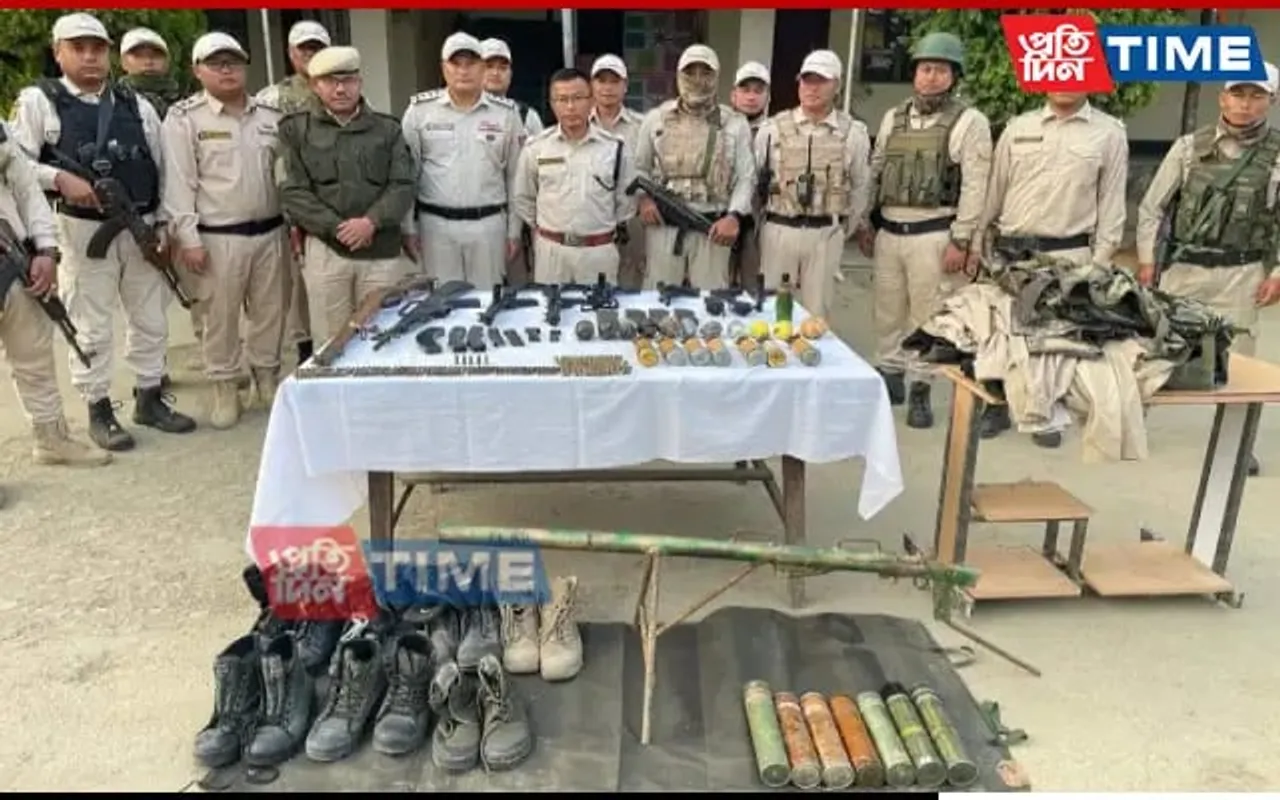 Manipur: Joint Ops Lead To Recovery Of Massive Arms, Ammo Cache