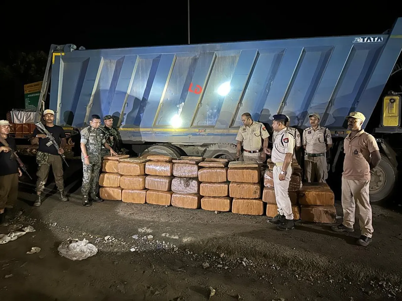 Assam Police Seizes 1,705 Kg of Cannabis in Cachar; CM Lauds Efforts