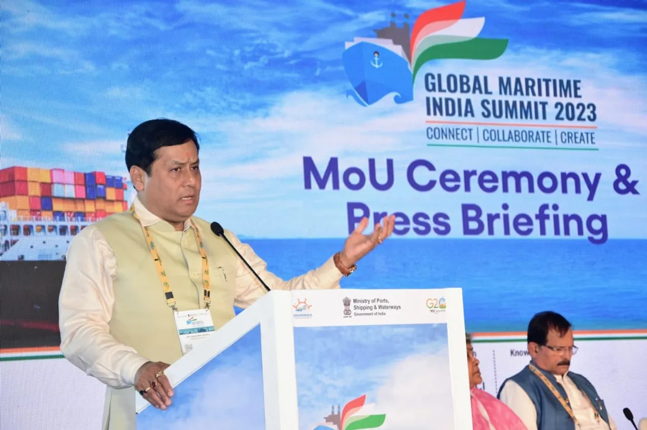 GMIS 2023 Sails India into Green Sustainability Transportation: Sarbananda Sonowal