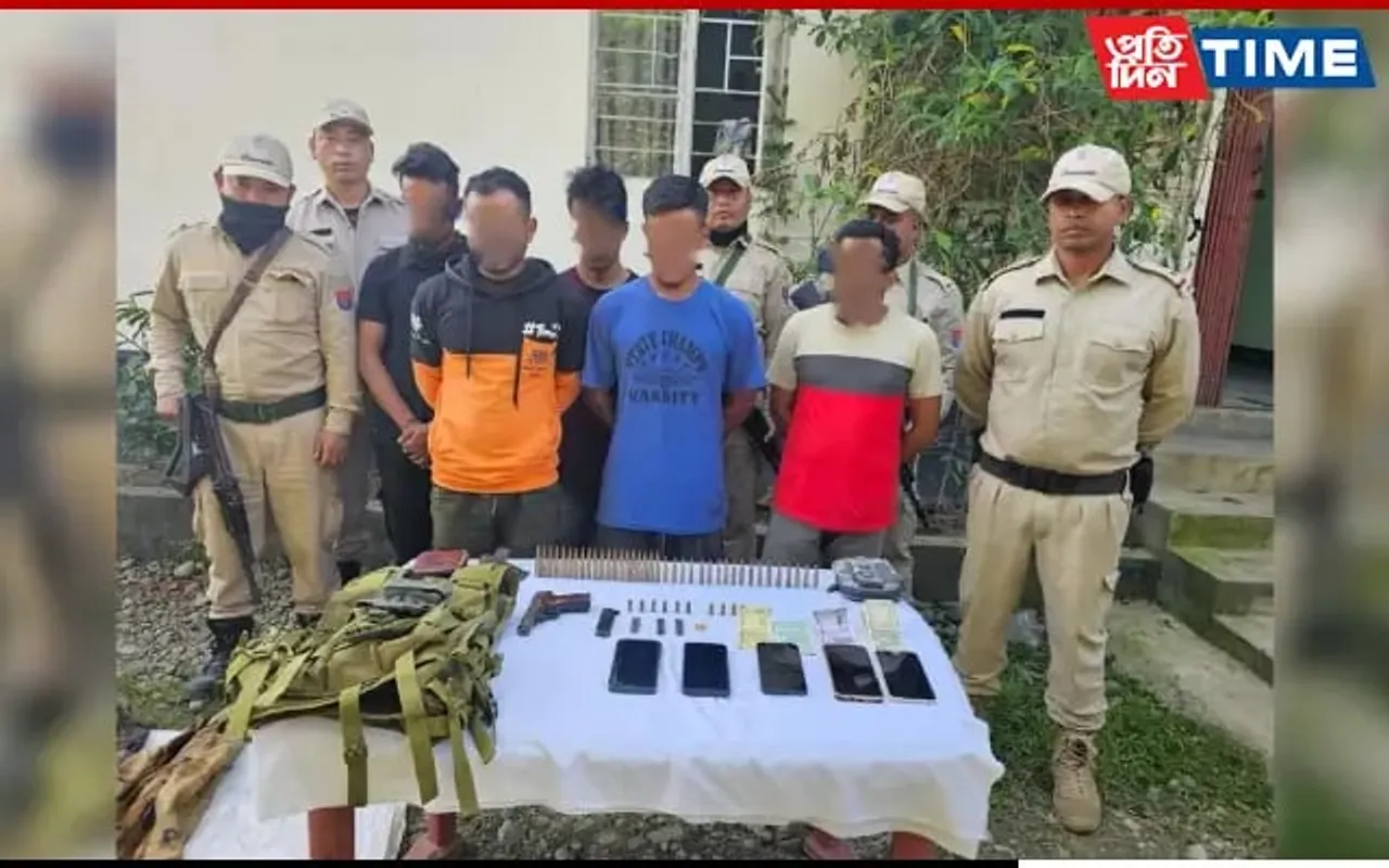 Manipur: 5 KCP Militants Arrested In Intensive Search Ops